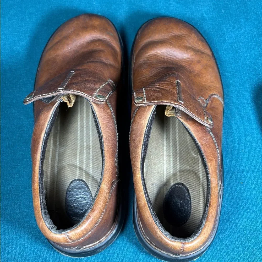 Dr. Doc Martens Mens Tevin Loafers Brown Round Toe Low AW004 Slip Ons Mens 9